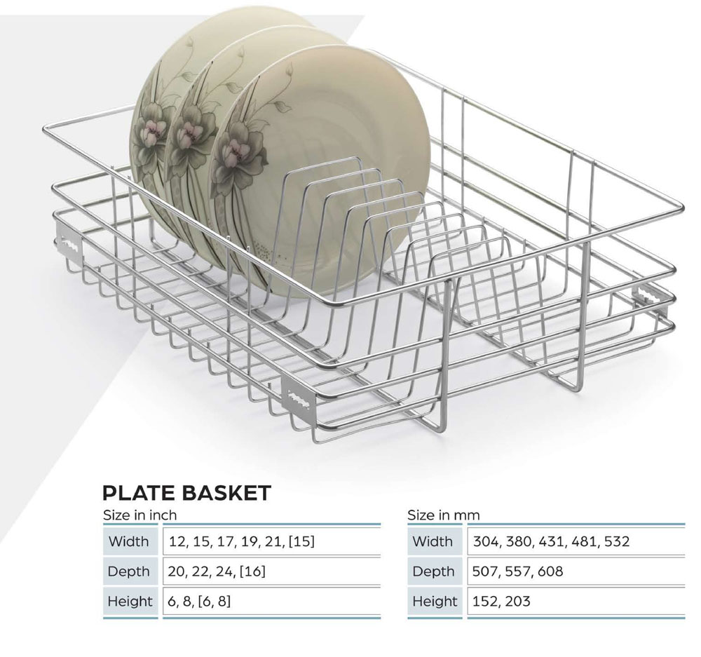 Butterfly Plate Basket - Plywala